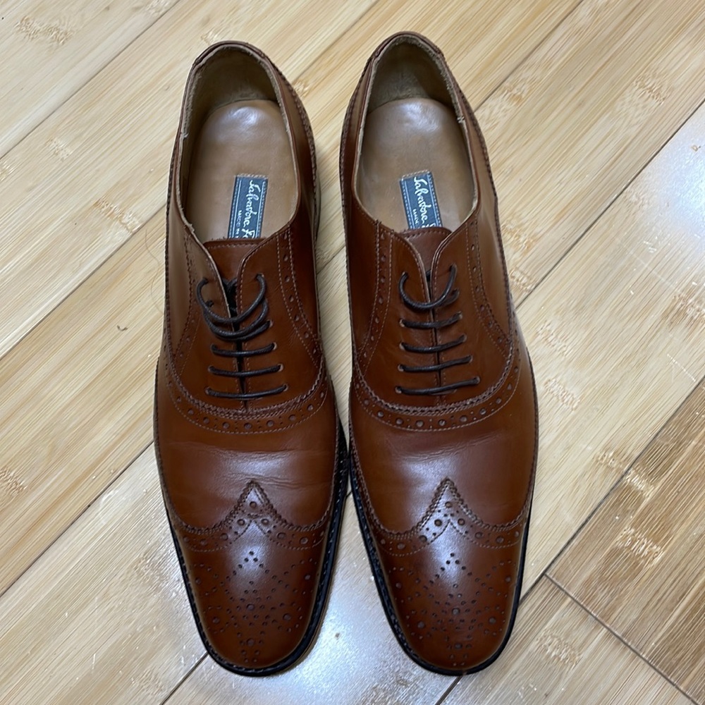 Salvatore Ferragamo Tramezza Lace-Up Dress Shoes
